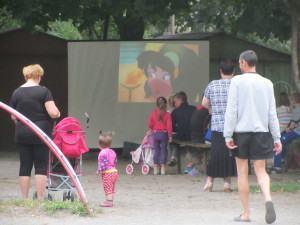 Продолжается сезон дворовых программ в десятой Криворожской церкви