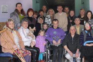 Члены второй Днепровской общины провели служение в Горяновском доме инвалидов