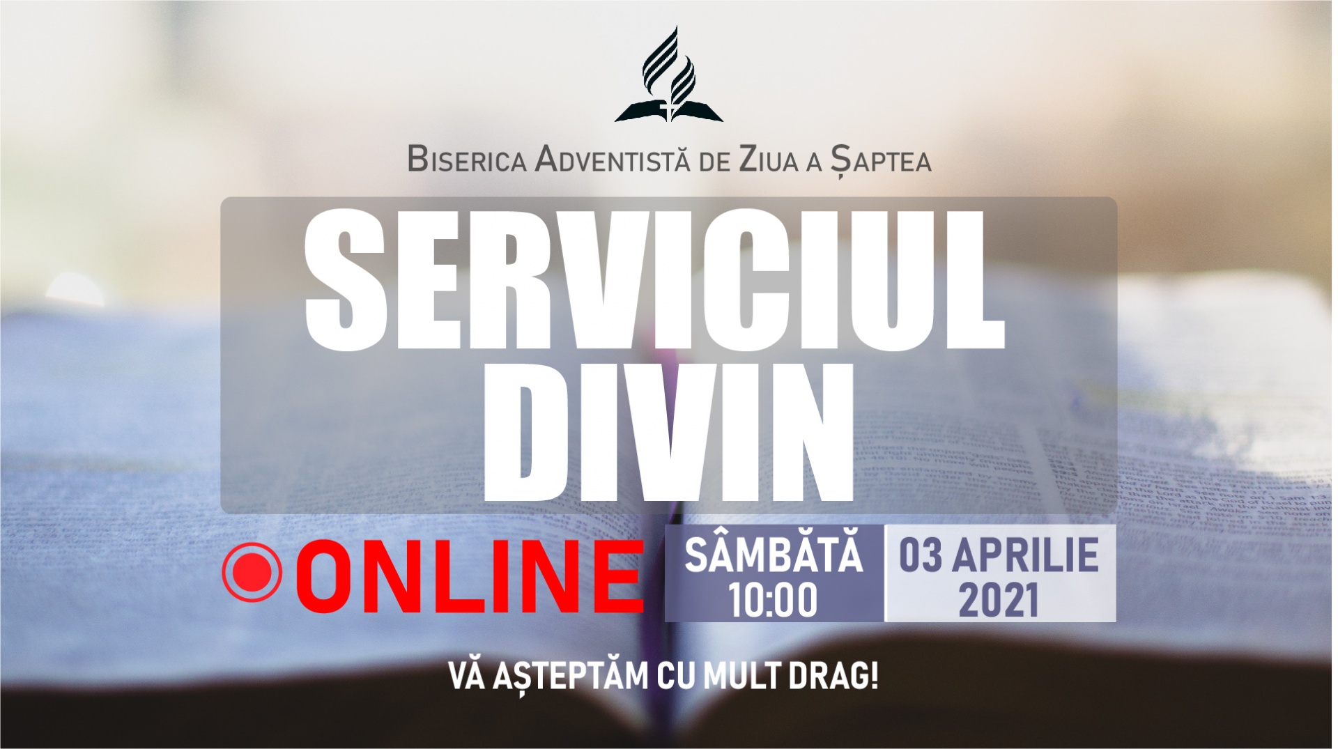 03.04.2021 Богослужение, Церковь Адвентистов Седьмого Дня Молдовы | Прямой эфир.