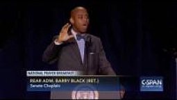 Національний молитовний сніданок. Баррі Блек, контр-адмірал у відставці, капелан сенату