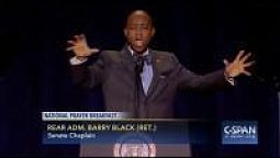 Национальный молитвенный завтрак. Барри Блек, контр-адмирал в отставке, капеллан сената
